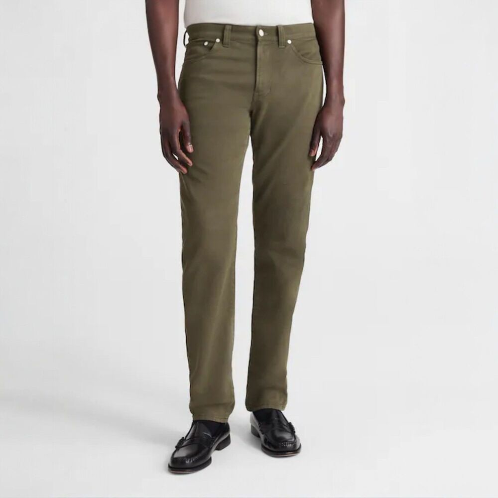 Madewell Athletic Allday Slim Pant Mens 32x32 Deep Green NR446 Casual Office NWT